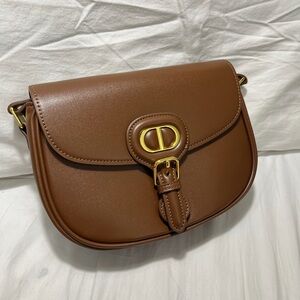 Brown Leather Saddle Bag